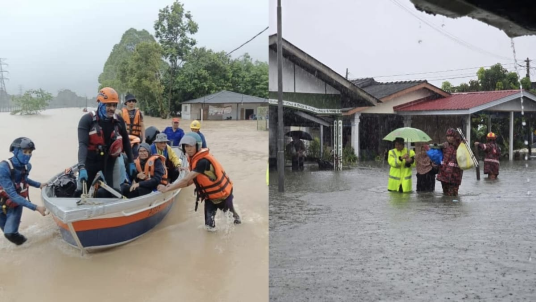 Más de 10.700 personas evacuadas en Johor debido a severas inundaciones; Las carreteras principales en el centro de la ciudad de JB afectaron
