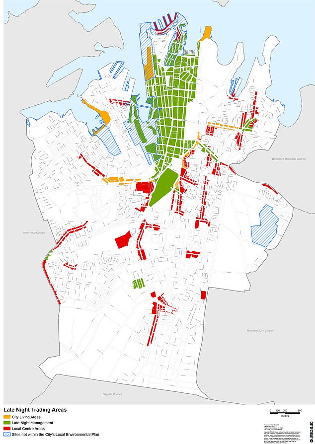 Los recintos de entretenimiento especiales propuestos se extenderán desde el muelle circular hasta la estación central con extensiones menores a áreas circundantes del centro de la ciudad.