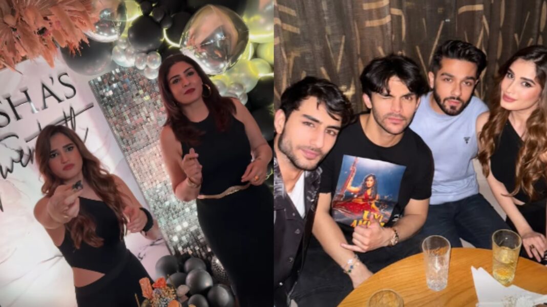 Rasha Thadani baila en Uyi Amma con Raveena Tandon en el cumpleaños número 20; Fiestas con Ibrahim Ali Khan, Veer Pahariya
