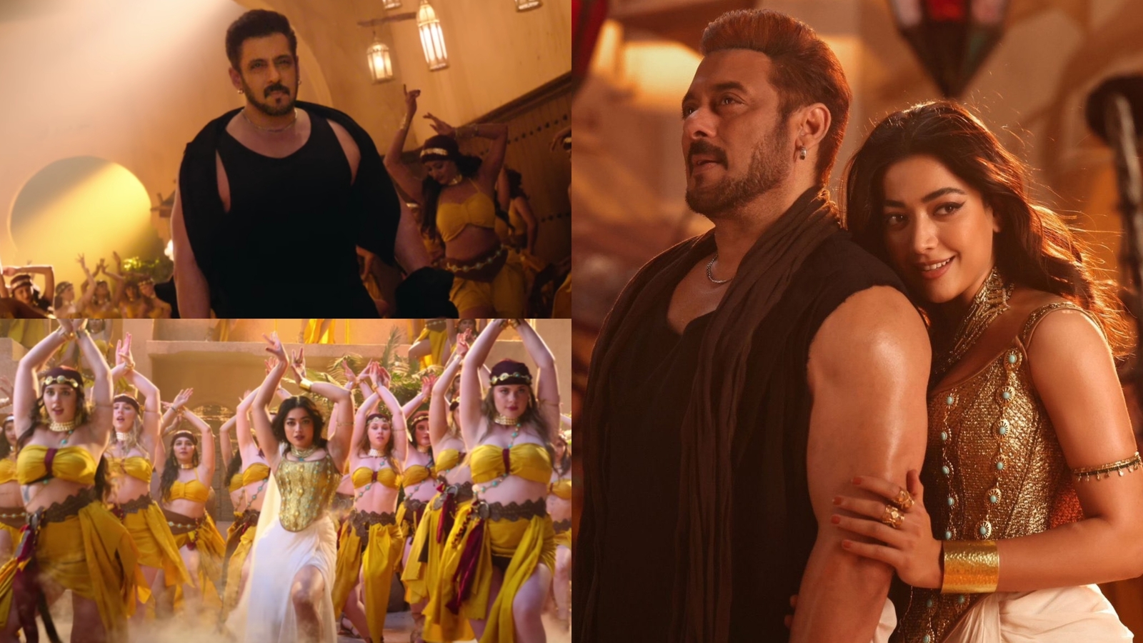 Salman Khan nos lleva de regreso a los días de tigre, Rashmika Mandanna se convierte en un Apsara en Sikandar Naache Teaser; mirar
