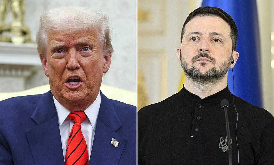 Las conversaciones para tratar de lograr un alto el fuego en la guerra de Rusia en Ucrania dieron un nuevo turno el miércoles cuando Trump y Volodymyr Zelensky discutieron la 