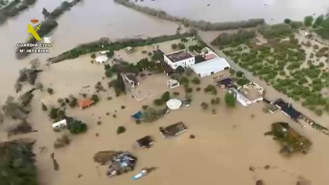 Video. Inundaciones en el sur de España, 365 casas evacuadas cerca de Málaga
