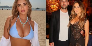 ¿Quién es la estrella de Love Island Georgia Harrison con su hijo con