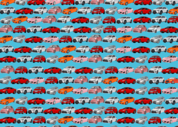 Ilusión óptica: encuentre el convertible entre muchos autos.