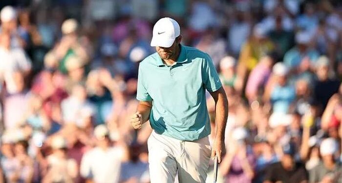 Campeonato de PGA: Scottie Scheffler supera el susto de huir con la tercera carrera mayor