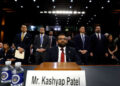 Kash Patel, candidato del presidente Donald Trump, será director de la Oficina Federal de Investigación, llega a testificar durante su audiencia de confirmación ante el Comité Judicial del Senado en el Edificio de la Oficina del Senado de Dirksen el 30 de enero de 2025, en Washington, DC, DC.