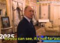 Putin dio un recorrido por su lujoso apartamento del Kremlin.