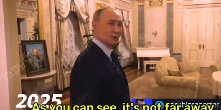 Putin dio un recorrido por su lujoso apartamento del Kremlin.