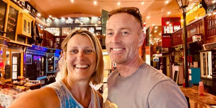 Craig y Lindsay Foreman, una pareja británica detenida en Irán.