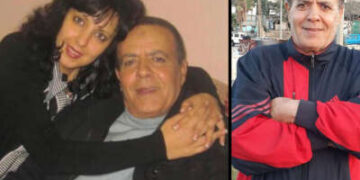 Ashjan Ajour abraza a su padre, Najy Ajour, un carismático jugador de fútbol palestino y celebridad nacional, durante una visita a Gaza. Fue separado del resto de la familia cuando el cruce de Rafah se cerró el 7 de mayo de 2024.