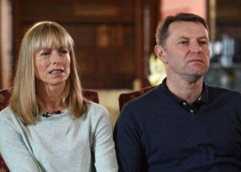 Foto de Kate y Gerry McCann.