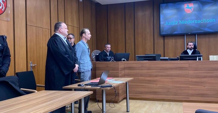 Vista de la corte del juicio de Christian Brueckner.