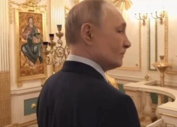 Vladimir Putin en una entrevista televisada.