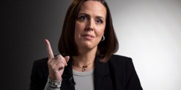 Hazel Behan, presunta víctima de violación, en una entrevista.