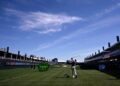 Scottie Scheffler de los Estados Unidos juega su tiro desde el 17 ° Tee durante la ronda final de la Copa CJ Byron Nelson 2025 en TPC Craig Ranch en McKinney, Texas, el 4 de mayo de 2025. (Orlando Ramirez/Getty Images para la Copa CJ)