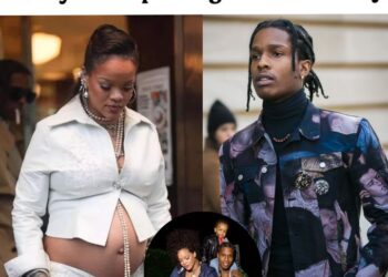 Rihanna reveló su tercer embarazo en la Gala Met 2025