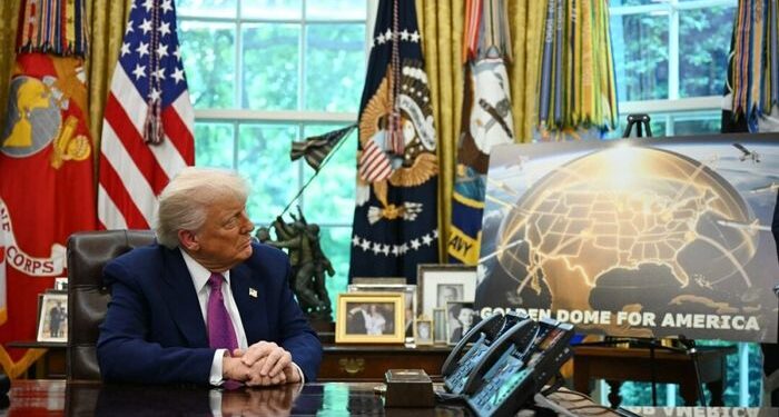 Trump presenta un plan de $ 175 mil millones para el sistema de defensa antimisiles 'Golden Dome'
