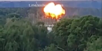 Explosión en una planta que suministra las fuerzas armadas de Putin.