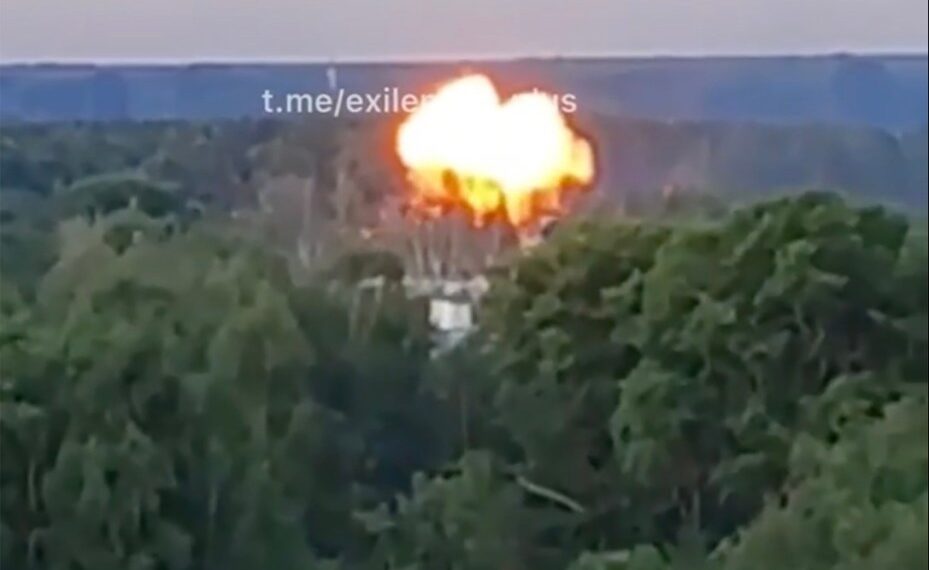 Explosión en una planta que suministra las fuerzas armadas de Putin.