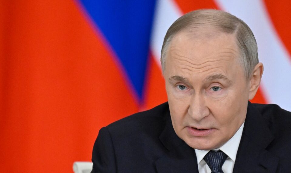 Vladimir Putin hablando.