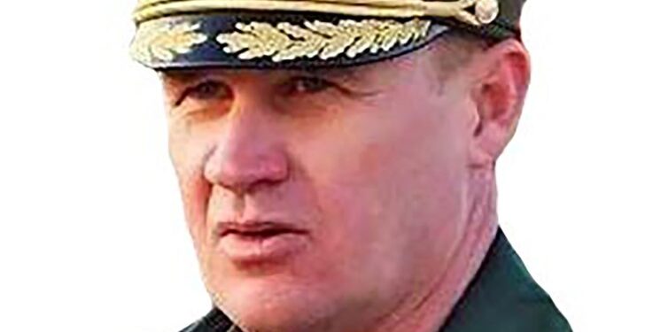 Retrato de Col-Gen Andrey Mordvichev.