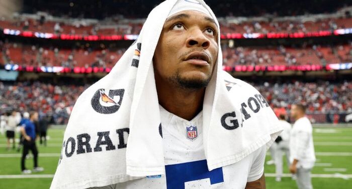 El mariscal de campo de los Colts, Anthony Richardson