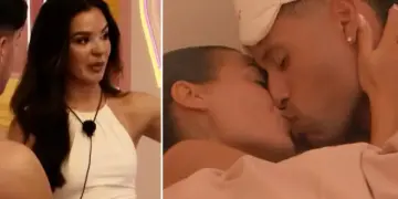 Emily está llorando cuando Conor y Megan se escabullen al escondite