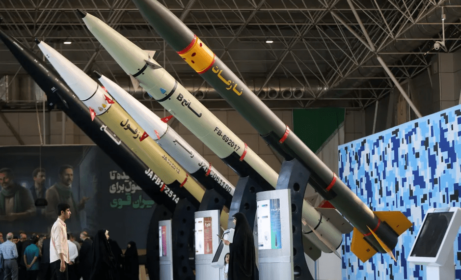 Misiles en exhibición.