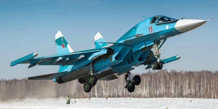 Bombardero ruso SU-34