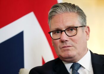 Keir Starmer, primer ministro del Reino Unido, en una reunión.