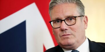 Keir Starmer, primer ministro del Reino Unido, en una reunión.