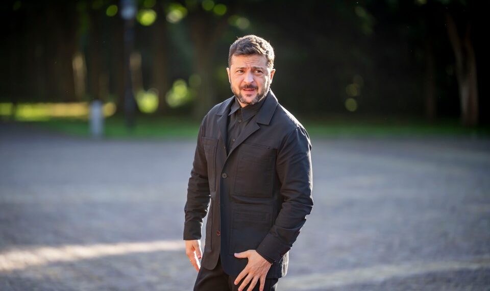 Volodymyr Zelensky en La Haya.