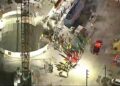 31 trabajadores de la construcción rescatados después de que el túnel de Los Ángeles se derrumbe parcialmente