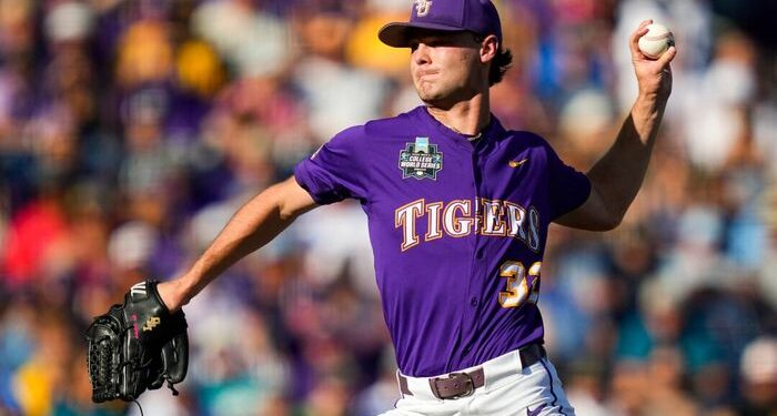 Draft de 2025 MLB: Las mejores perspectivas del ponche del rey Kade Anderson a 6 pies y 8 pulgadas Kruz Schoolcraft