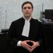 Abogado Maxime Tessier en la corte.