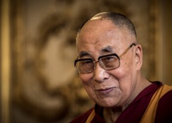 Retrato del Dalai Lama.