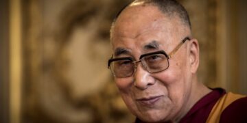 Retrato del Dalai Lama.