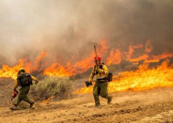 El incendio de Madre de California explota en tamaño para cubrir 70.800 acres