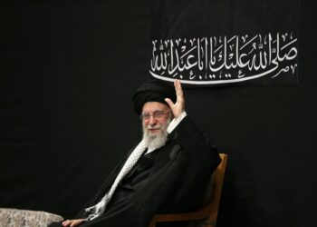 Ayatolá Ali Khamenei en una ceremonia de Ashura.