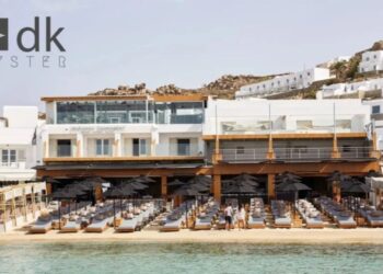 DK Oyster Beach Club en Mykonos.