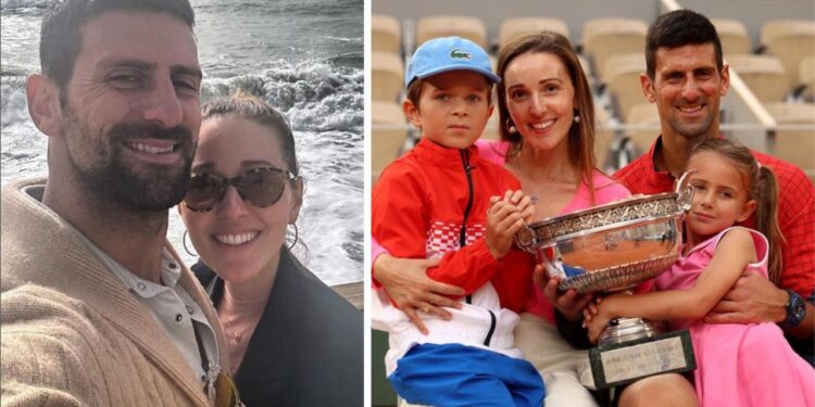 Novak djokovic esposa e hijos