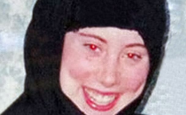 Retrato de Samantha Lewthwaite con un hijab negro.