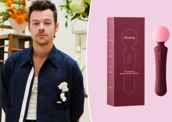 La agradable de Harry Styles deja caer productos íntimos en negrita