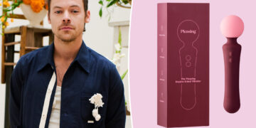 La agradable de Harry Styles deja caer productos íntimos en negrita