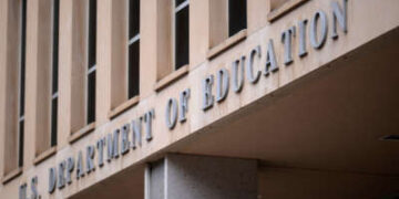 La sede del Departamento de Educación de los Estados Unidos se ve el 6 de marzo de 2025 en Washington, DC