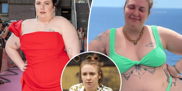 Lena Dunham abraza el aumento de peso 2025 con confianza