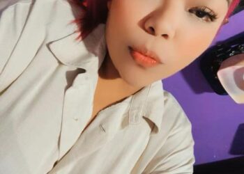 Selfie de primer plano de Keyla Andreina González Mercado.