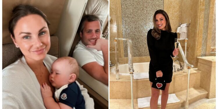 Sam Faiers se golpeó por omitir el protector solar sobre sus hijos