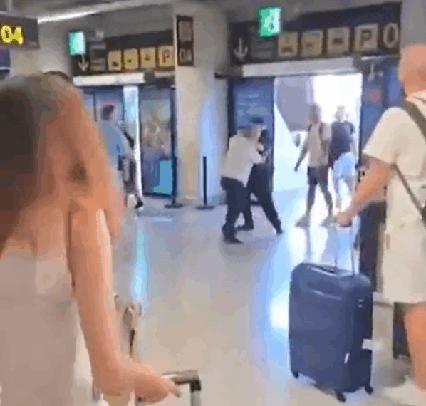 Altercado del aeropuerto.