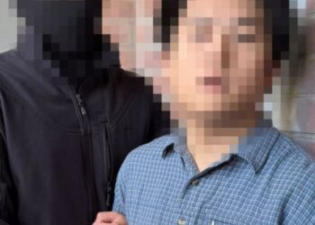 Foto de un ciudadano chino detenido en Kiev, Ucrania, por presuntamente intentar exportar documentos clasificados.